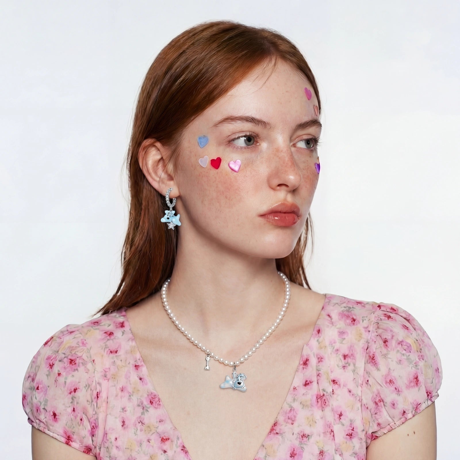 Starlight Puppy Drop Earrings