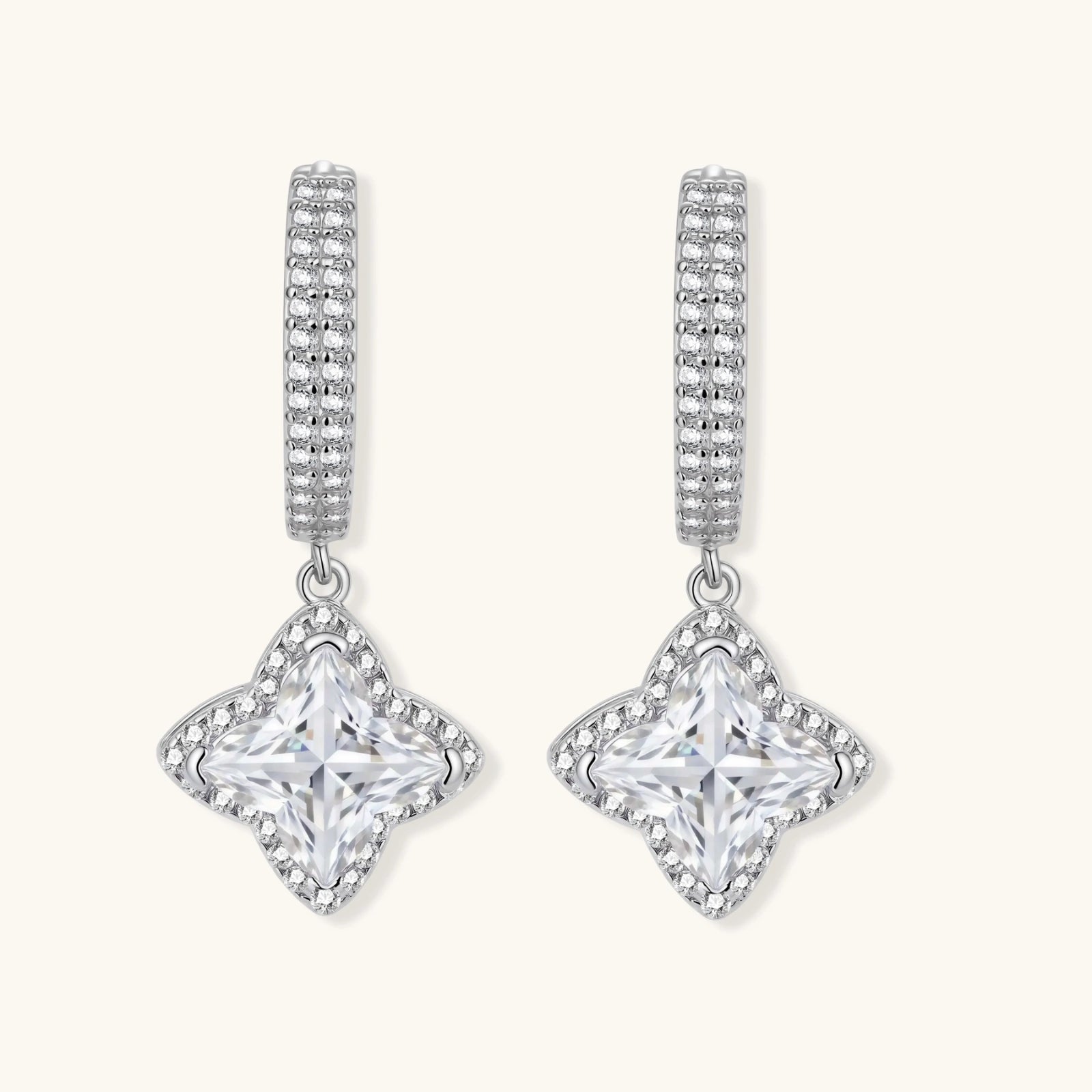 Anastasia Moissanite Dangle Earrings