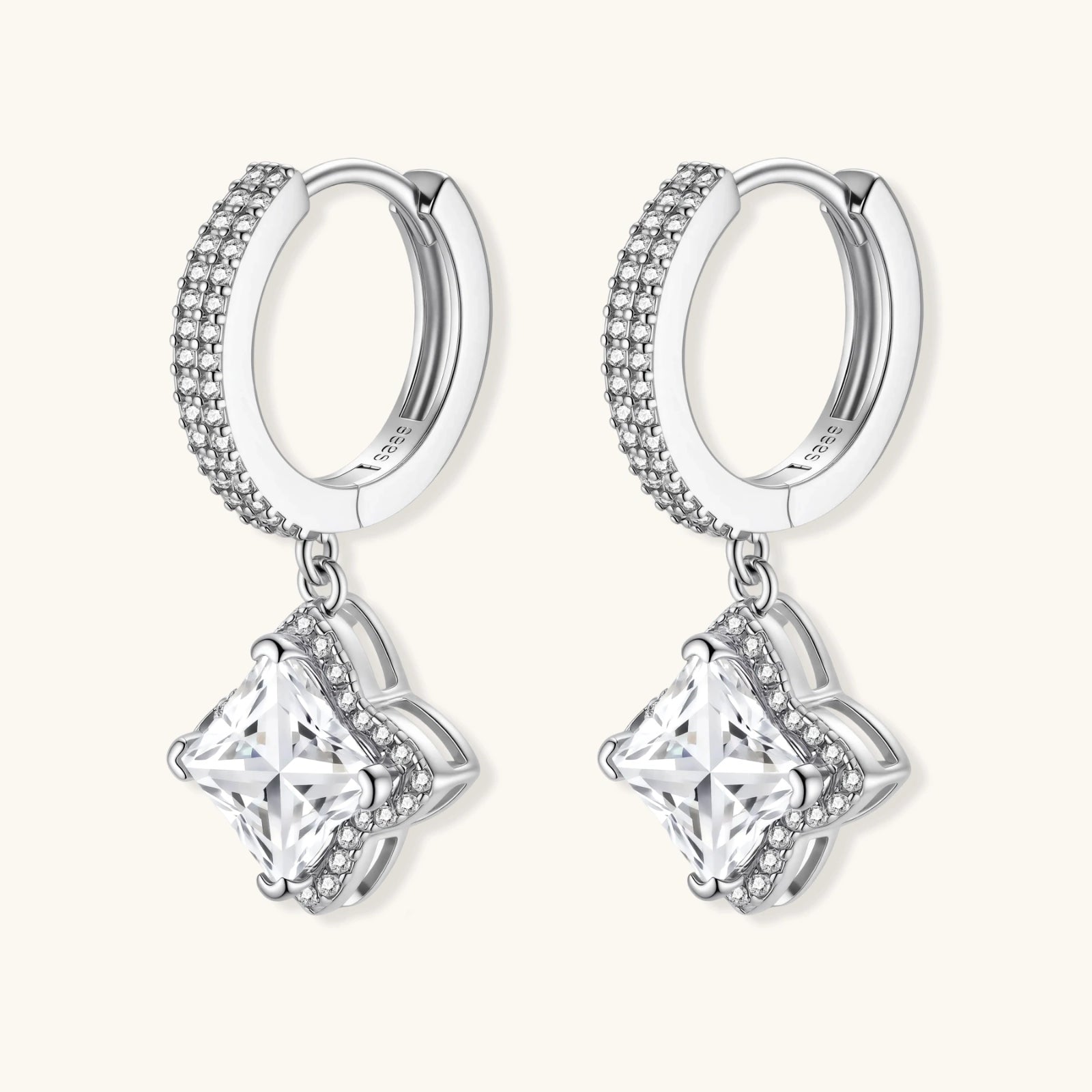 Anastasia Moissanite Dangle Earrings