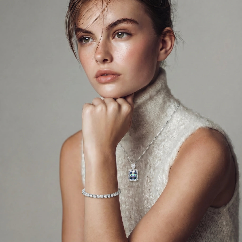 Solari Tennis Moissanite Bracelet