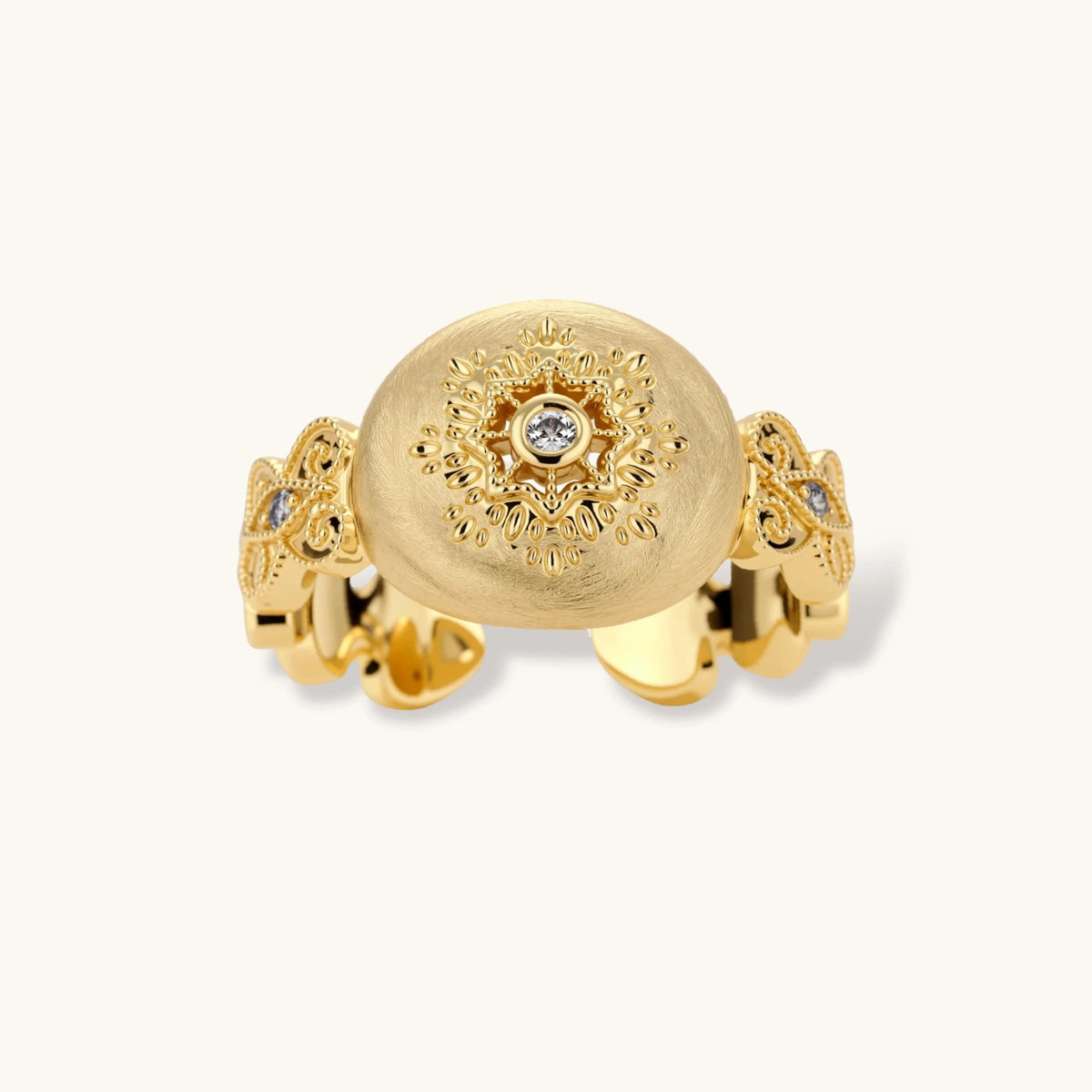 The Dowry Vintage Medallion Ring