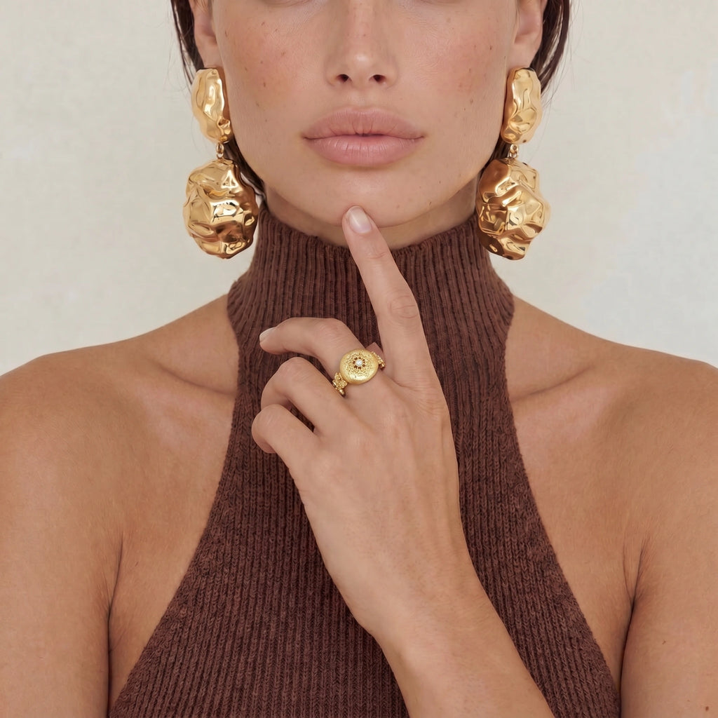 The Dowry Vintage Medallion Ring
