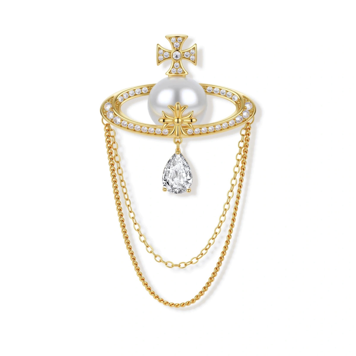 Holy Order Cross Brooch