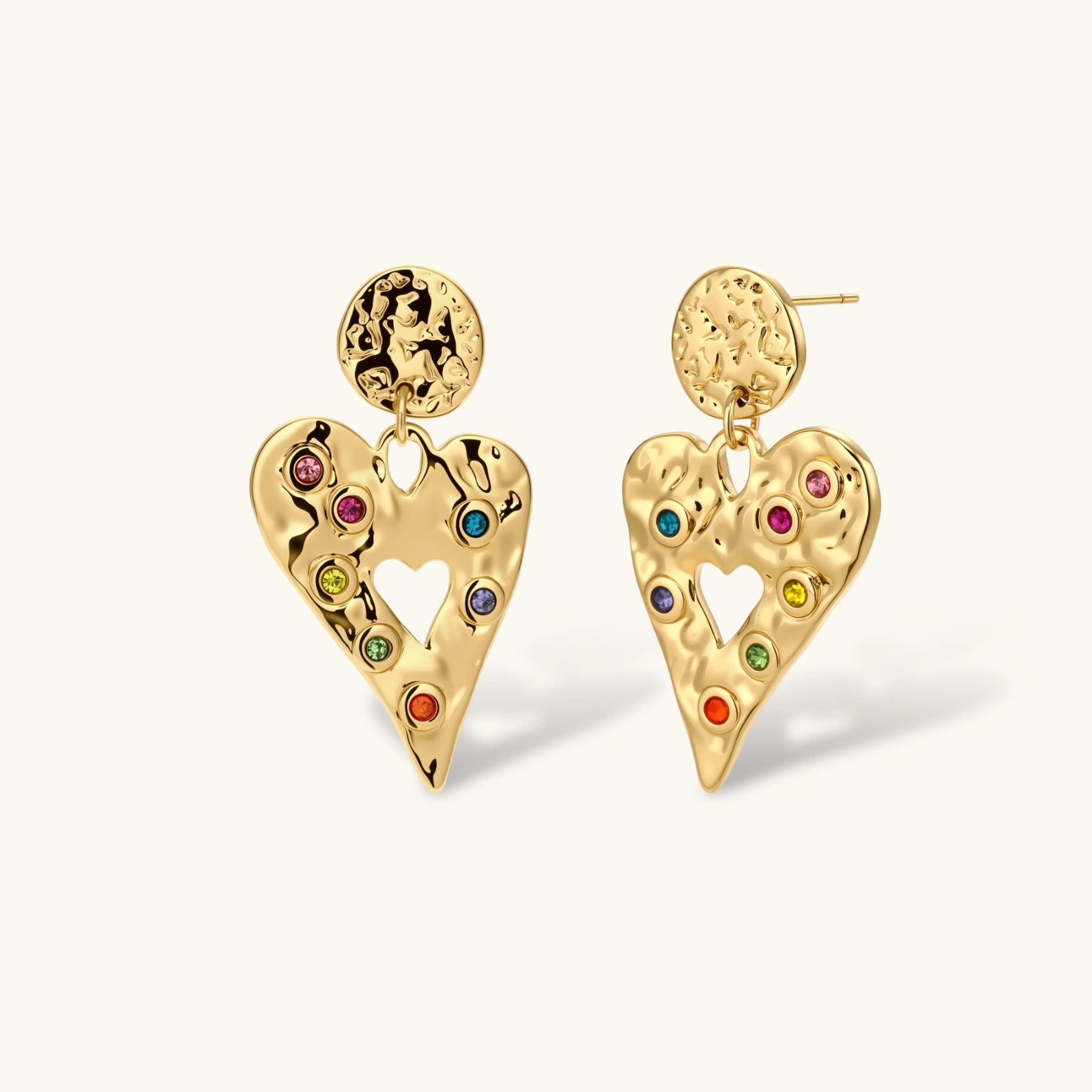 Color My Heart Drop Earrings
