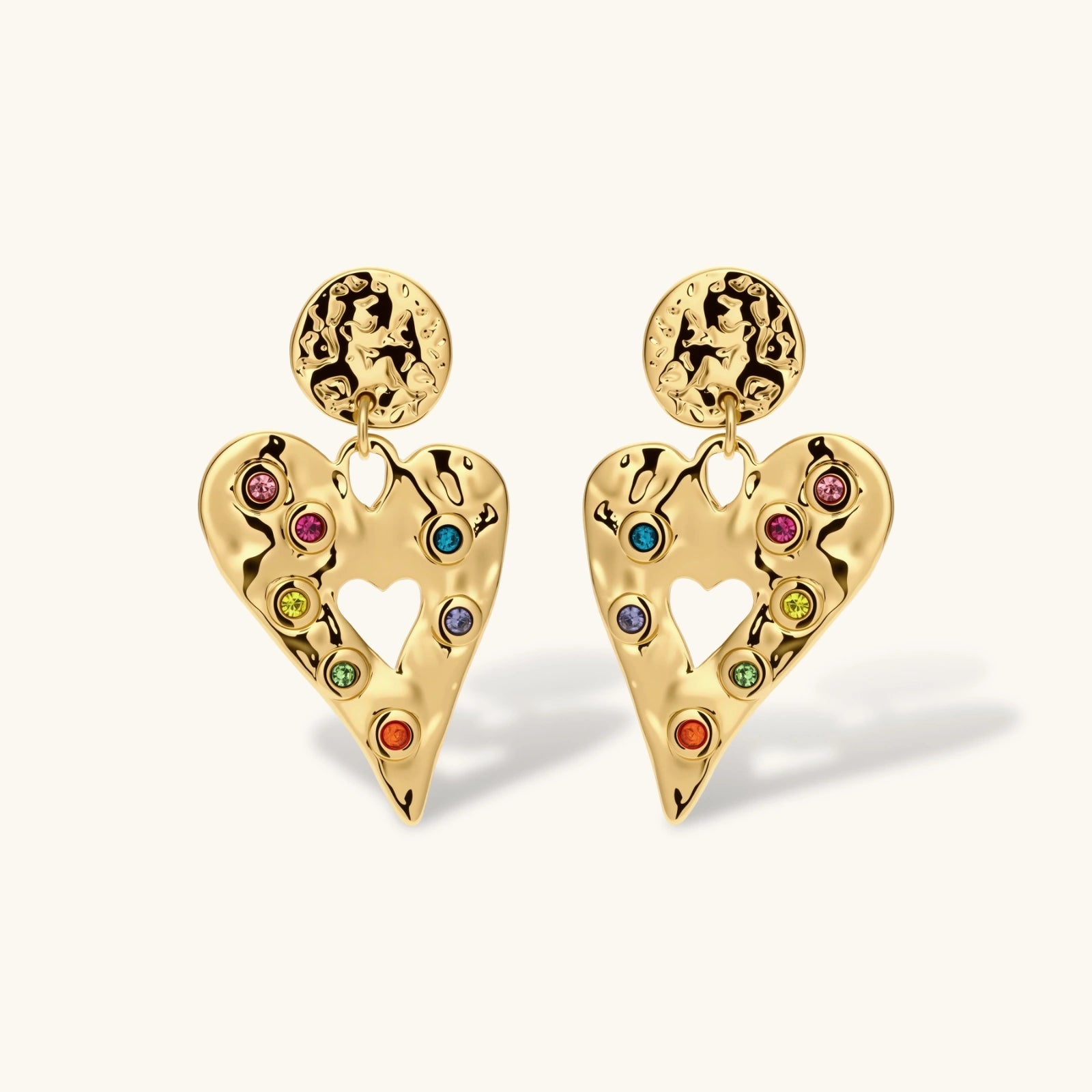 Color My Heart Drop Earrings