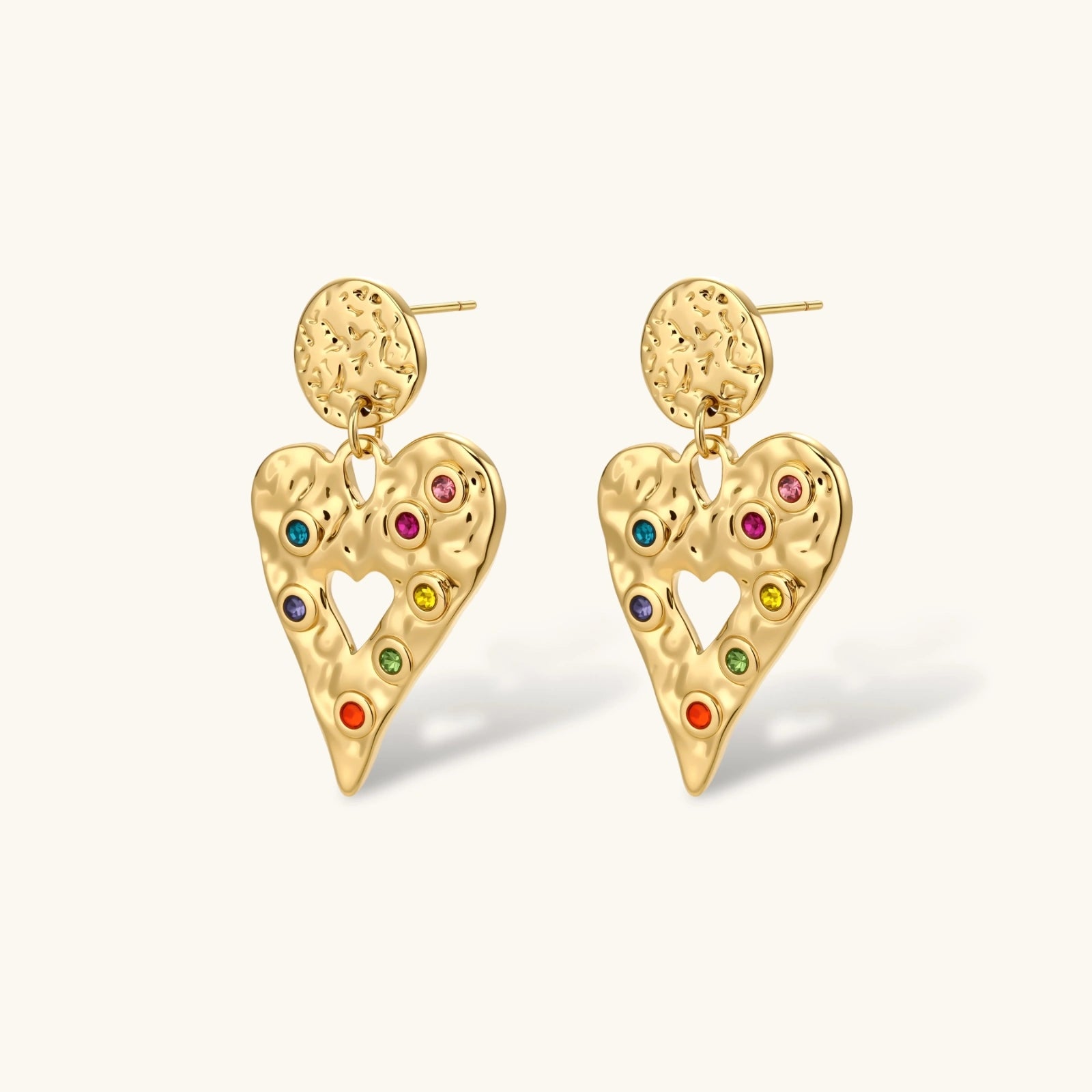 Color My Heart Drop Earrings
