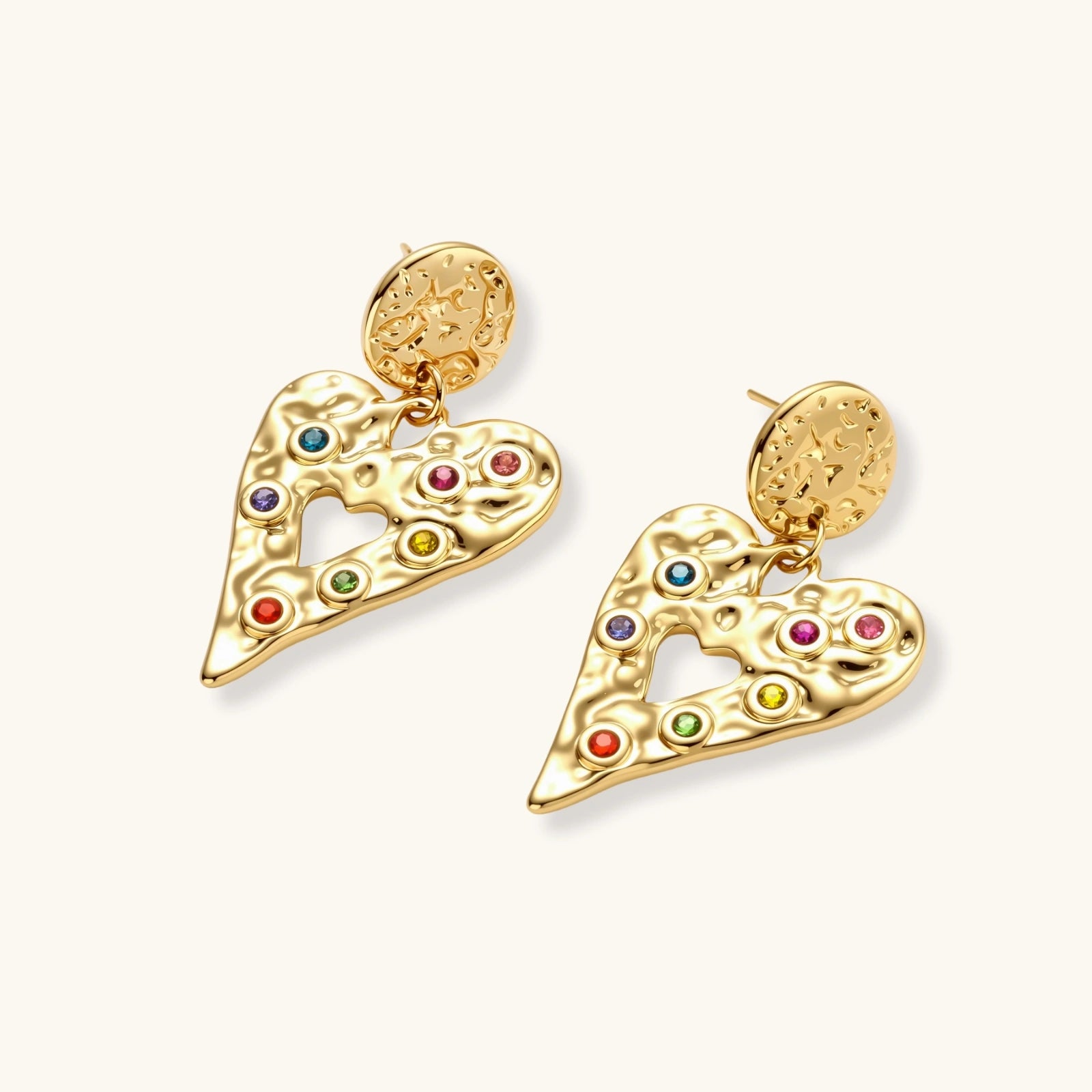 Color My Heart Drop Earrings