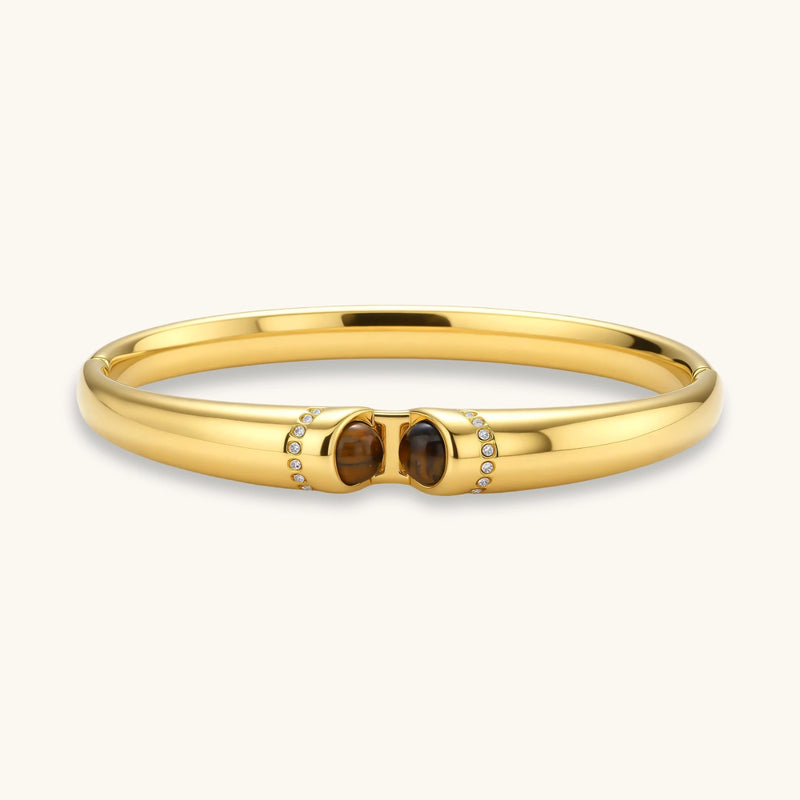 A Talisman Fortune Gold Bangle Bracelet