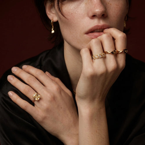 Among The Stars Cluster Ring