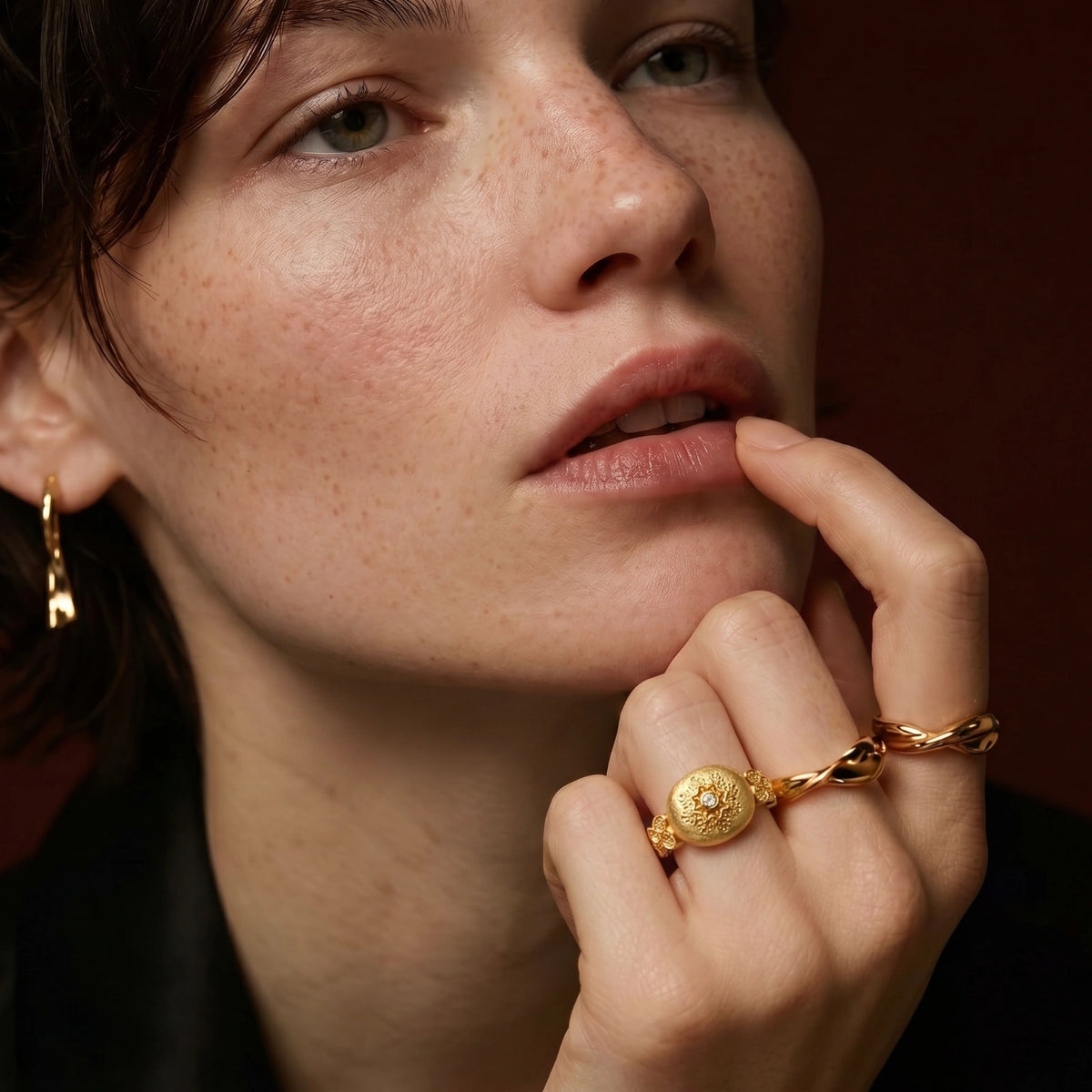 The Dowry Vintage Medallion Ring