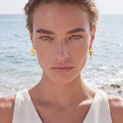 Coral Reef Asymmetrical Studs