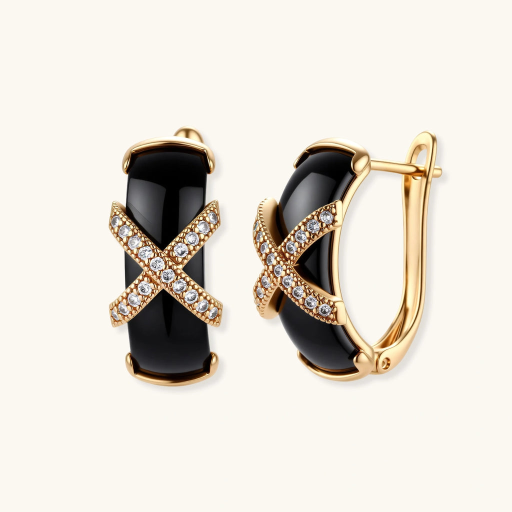 Toxic Traits Onyx Kiss Earrings