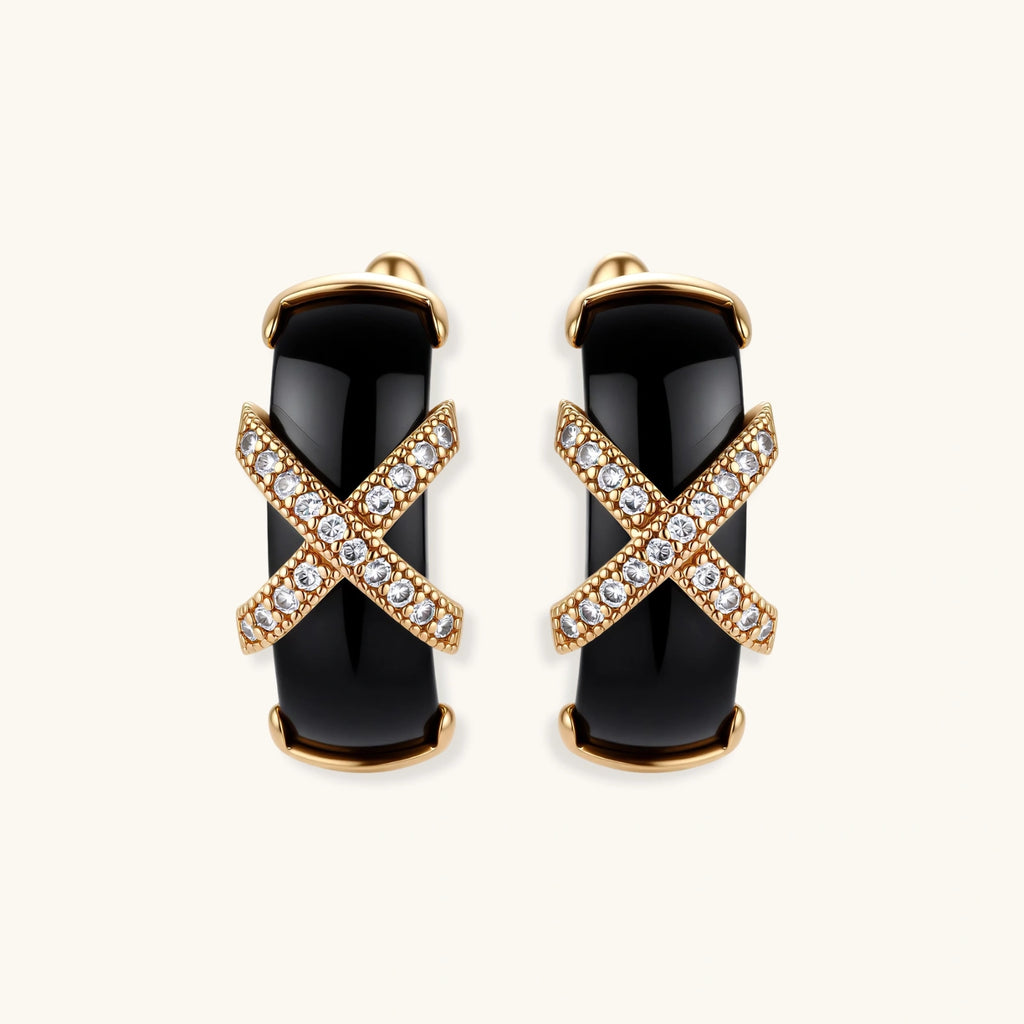 Toxic Traits Onyx Kiss Earrings