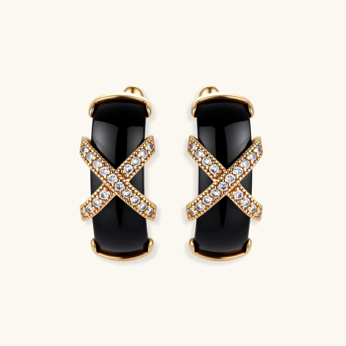 Toxic Traits Onyx Kiss Earrings