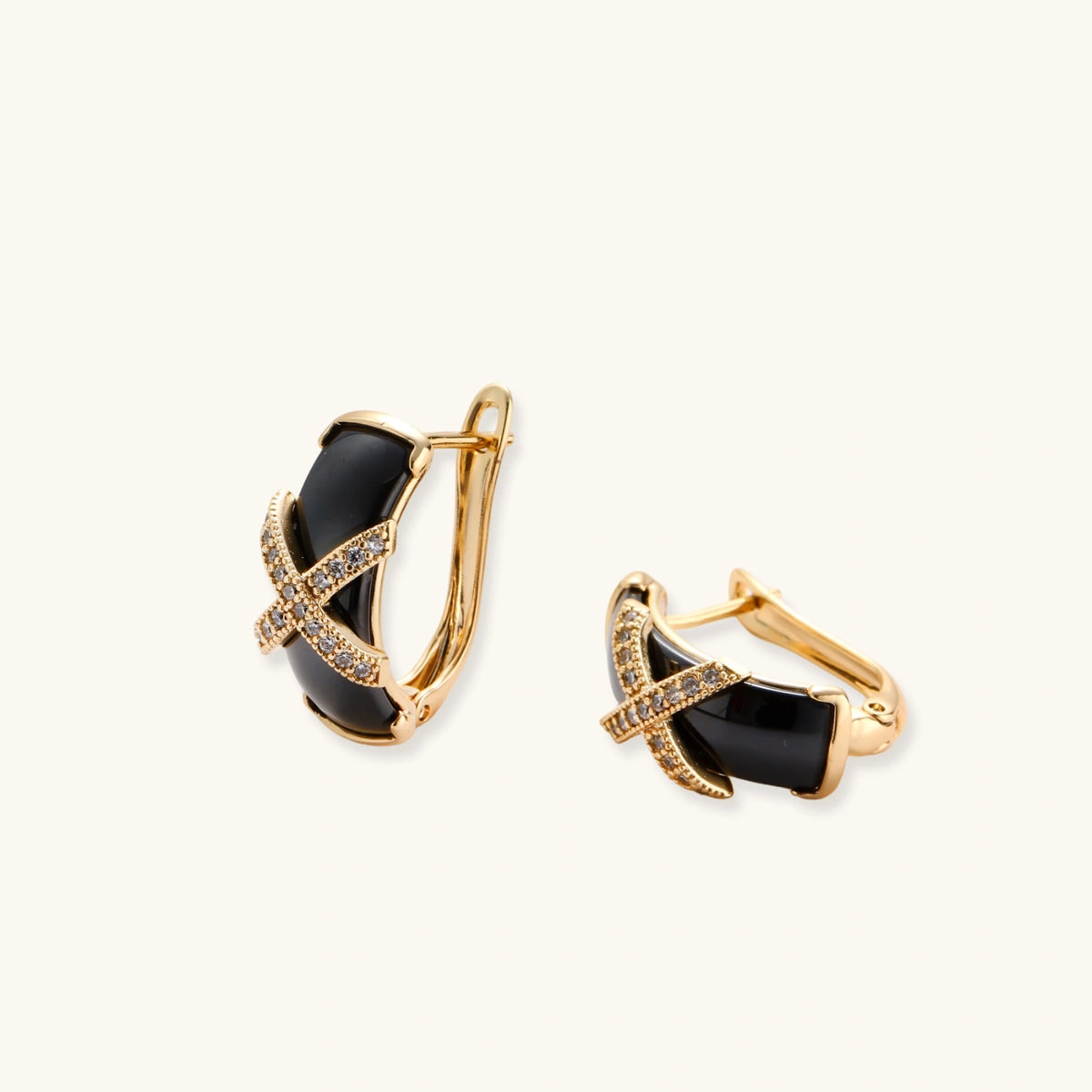 Toxic Traits Onyx Kiss Earrings