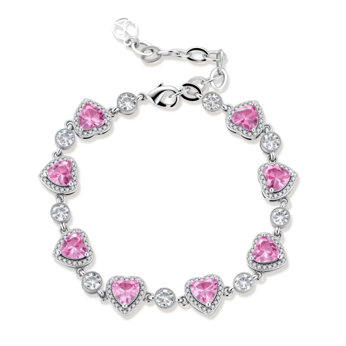 Affairs Of the Heart Pink Heart Jewelry Set